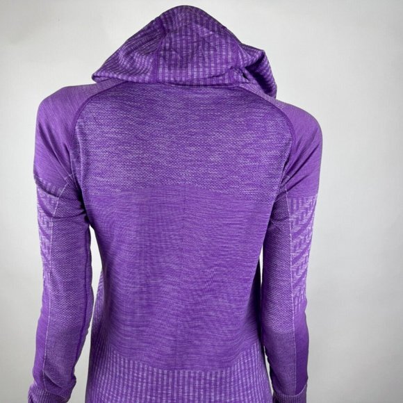 Lululemon Rest Less Hoodie Women 4? *Flaw Heathered Violet Long SleeveTop Pocket - Picture 7 of 16